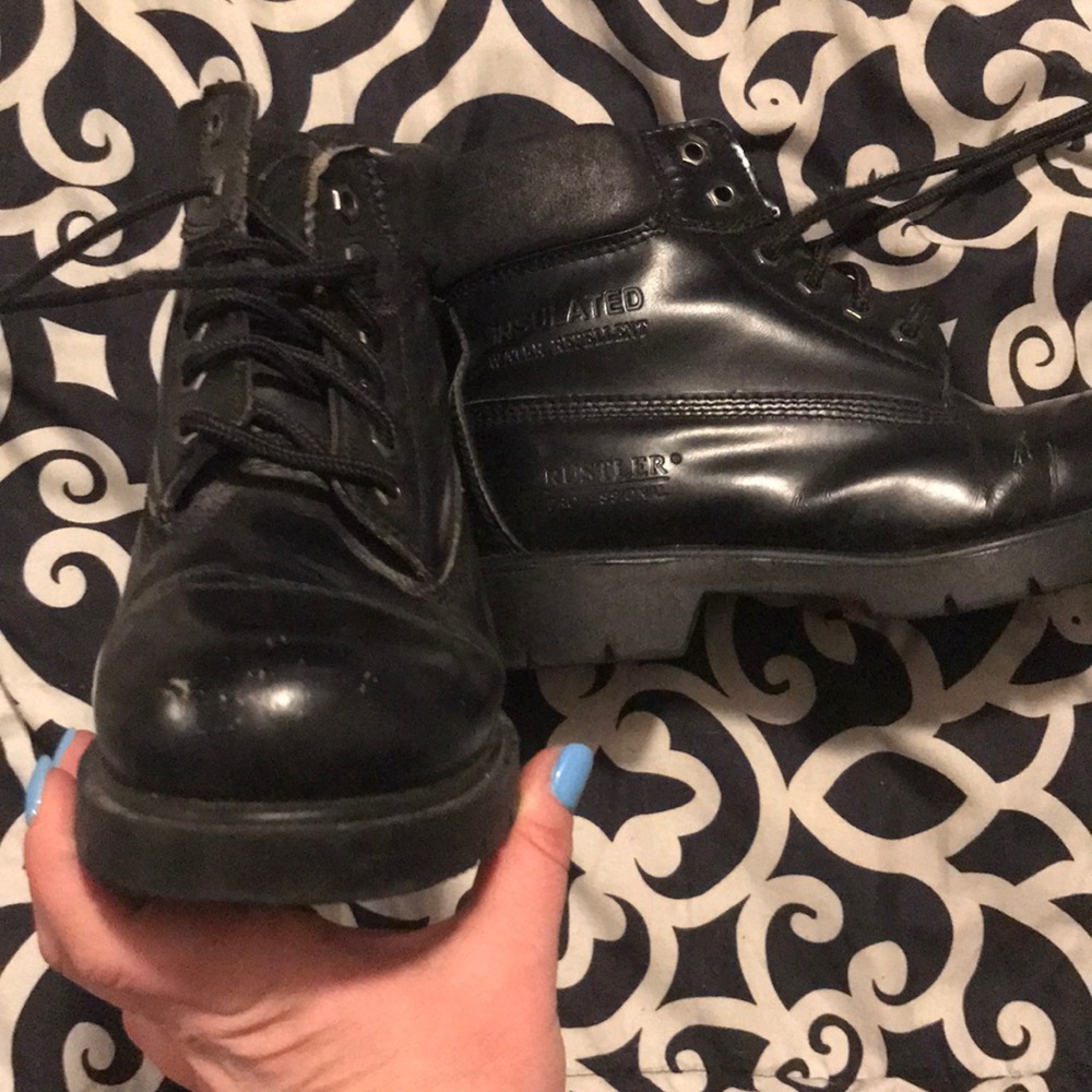 Black boots